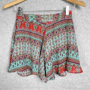 SHOW ME YOUR MUMU Carlos Swing Flowy Boho Indie Shorts Womens Size Small